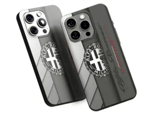 Alfa Romeo Coque Silicone Smartphone Design Stylé Minimal